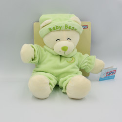 Doudou ours Baby Bear vert lune GIPSY