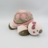 Doudou tortue rose marron NATTOU