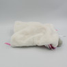 Doudou et compagnie plat souris gris blanc rose violet Pearly