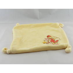 Doudou Plat zip Winnie Jaune Disney Baby