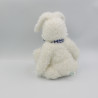 Peluche lapin blanc noeud vichy bleu YVES ROCHER