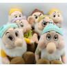 Peluche les sept nains de Blanche neige au complet DISNEY