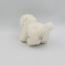 Peluche chien blanc PELUX