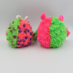 Peluche Monstaz monstre boule rose vert TY