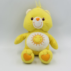 Peluche Bisounours jaune soleil  Grosjojo CARE BEARS 2011