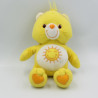 Peluche Bisounours jaune soleil  Grosjojo CARE BEARS 2011