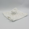 Doudou plat chat blanc Câlins SERGENT MAJOR