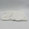 Doudou plat chat blanc Câlins SERGENT MAJOR