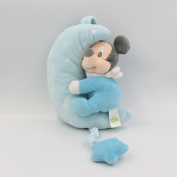 Doudou musical Mickey sur lune bleu DISNEY BABY