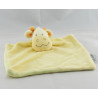 Doudou plat girafe jaune orange oiseau AMTOYS