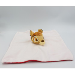 Doudou plat Bambi blanc rouge coeurs DISNEY PRIMARK