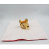 Doudou plat Bambi blanc rouge coeurs DISNEY PRIMARK