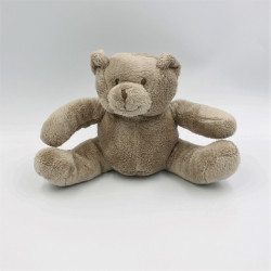 Doudou ours gris beige OBAIBI