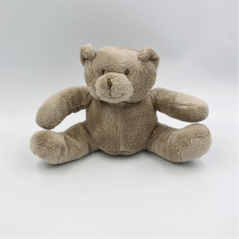 Doudou ours gris beige OBAIBI