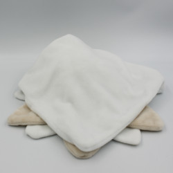 Doudou et compagnie plat collector ours beige blanc étoiles Attrape rêve