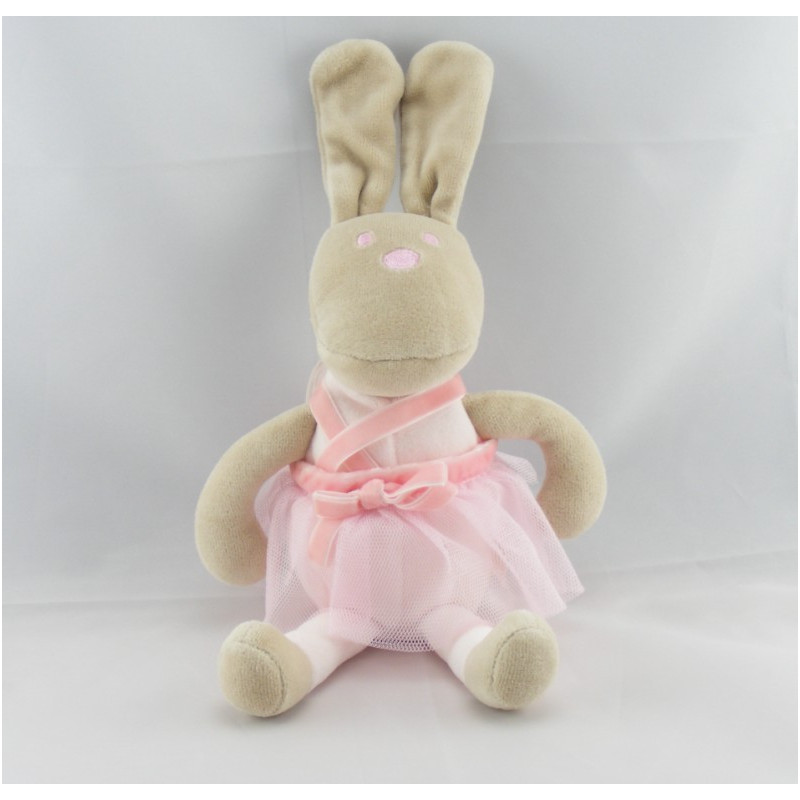 Doudou lapin Patachou  rose Corolle 