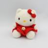 Peluche chat HELLO KITTY robe rouge SANRIO LICENSE