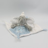 Doudou plat Dumbo bleu blanc gris paillettes DISNEY BABY