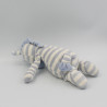 Doudou zèbre blanc bleu JELLYCAT