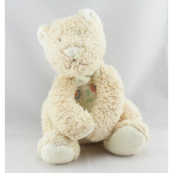Doudou ours beige blanc cerf volant BENGY