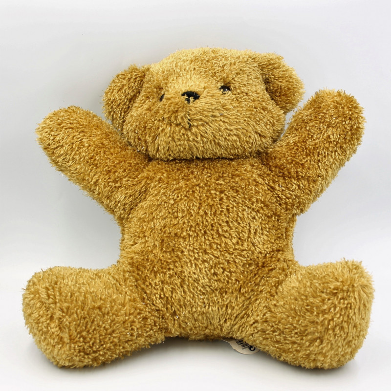 Peluche ours marron brillant MINOUCHE