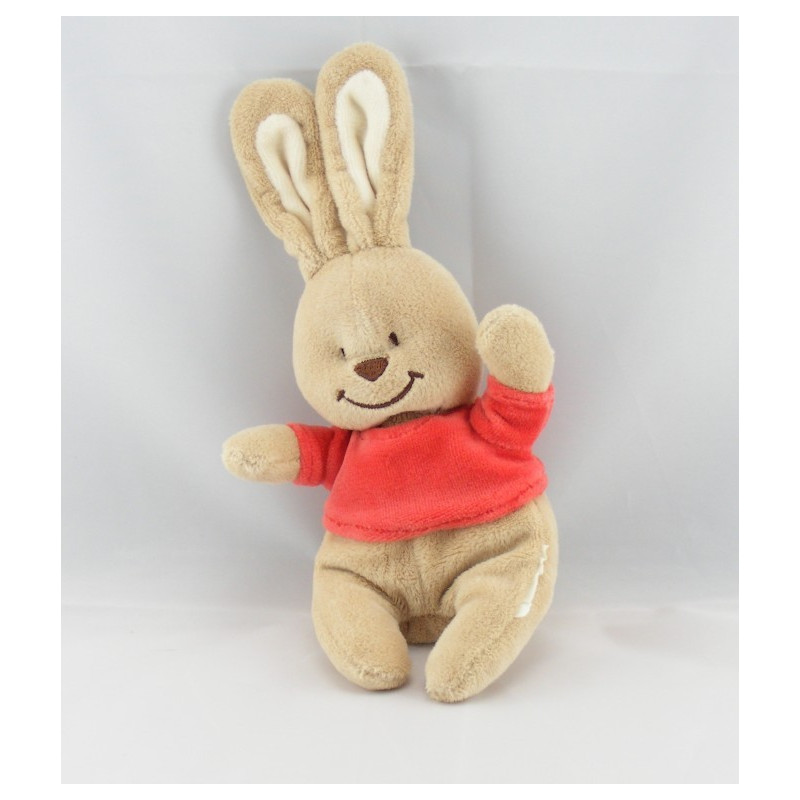 Doudou lapin maillot rouge BENGY