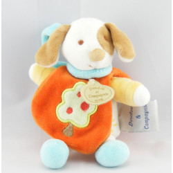 Doudou et compagnie chien Hector orange avec gland