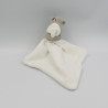 Doudou hippopotame gris mouchoir JACADI