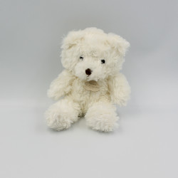Doudou peluche ours blanc HISTOIRE D'OURS