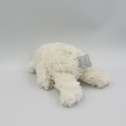 Doudou peluche ours blanc HISTOIRE D'OURS
