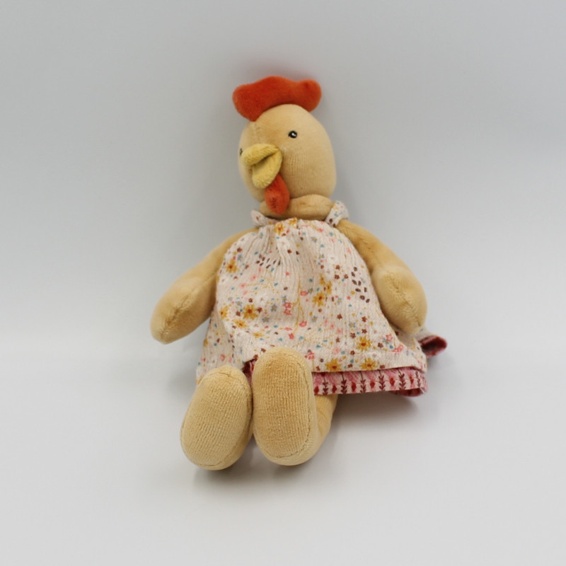 Doudou Félicie la poule La Grande Famille MOULIN ROTY