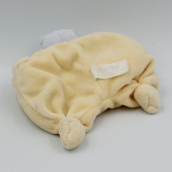 Doudou semi plat hippopotame jaune mauve JOLLYBABY