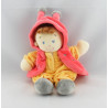Doudou garçon coccinelle rouge jaune NICOTOY 