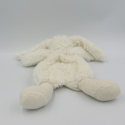 Doudou plat lapin blanc LA MAISON DE JEANNE