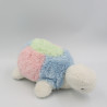 Peluche tortue rose bleu vert blanc BOULGOM