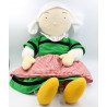 Grande peluche poupée Bécassine HACHETTE 1999 AJENA 70 cm