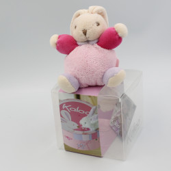 Mini doudou lapin rose fleur Lilirose KALOO