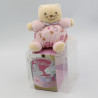 Mini doudou chat rose fleur Lilirose KALOO