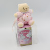 Mini doudou chat rose fleur Lilirose KALOO