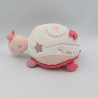 Doudou tortue rose blanc My little tortue Tess SAUTHON