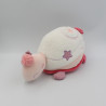 Doudou tortue rose blanc My little tortue Tess SAUTHON
