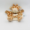 Doudou plat marionnette girafe Savane BABY NAT