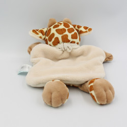 Doudou plat marionnette girafe Savane BABY NAT