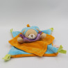 Doudou et compagnie plat ours prince Indidou bleu orange