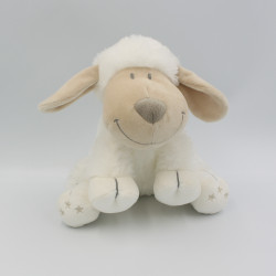 Doudou mouton blanc étoiles NICOTOY