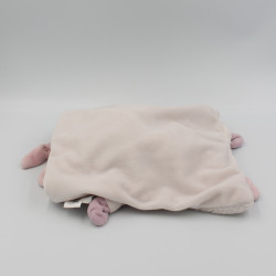 Doudou et compagnie plat ours rose mauve Collector