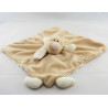 Doudou plat ours beige écharpe bleu JOLLYBABY