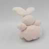 Mini Doudou lapin rose blanc PERLE KALOO