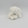 Doudou lapin blanc gris ABSORBA