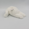 Doudou lapin blanc gris ABSORBA